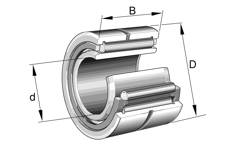 NKI85/26-XL-INA Needle Roller Bearing