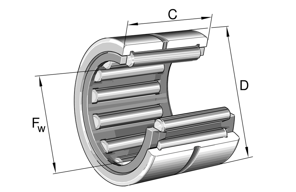 NKS28-XL-INA Needle Roller Bearing