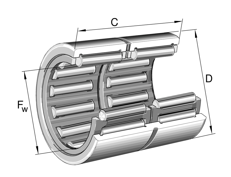 RNA6910-ZW-XL-INA Radial Roller Bearing
