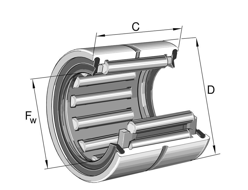 RNA4904-2RSR-XL-INA Radial Roller Bearing