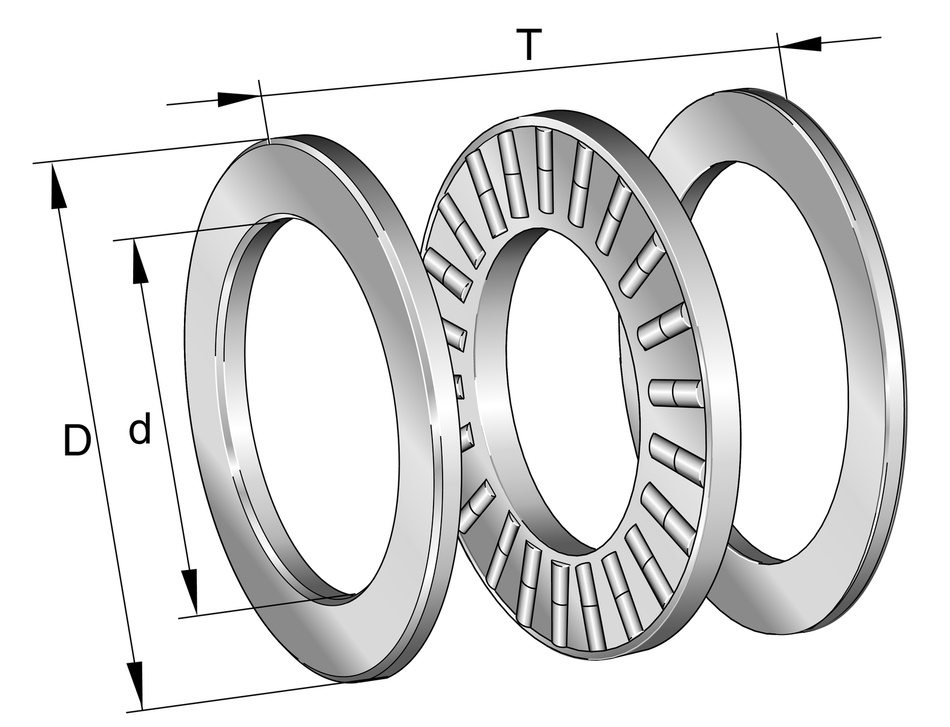 89324-M-INA Axial Cylindrical Roller Bearing