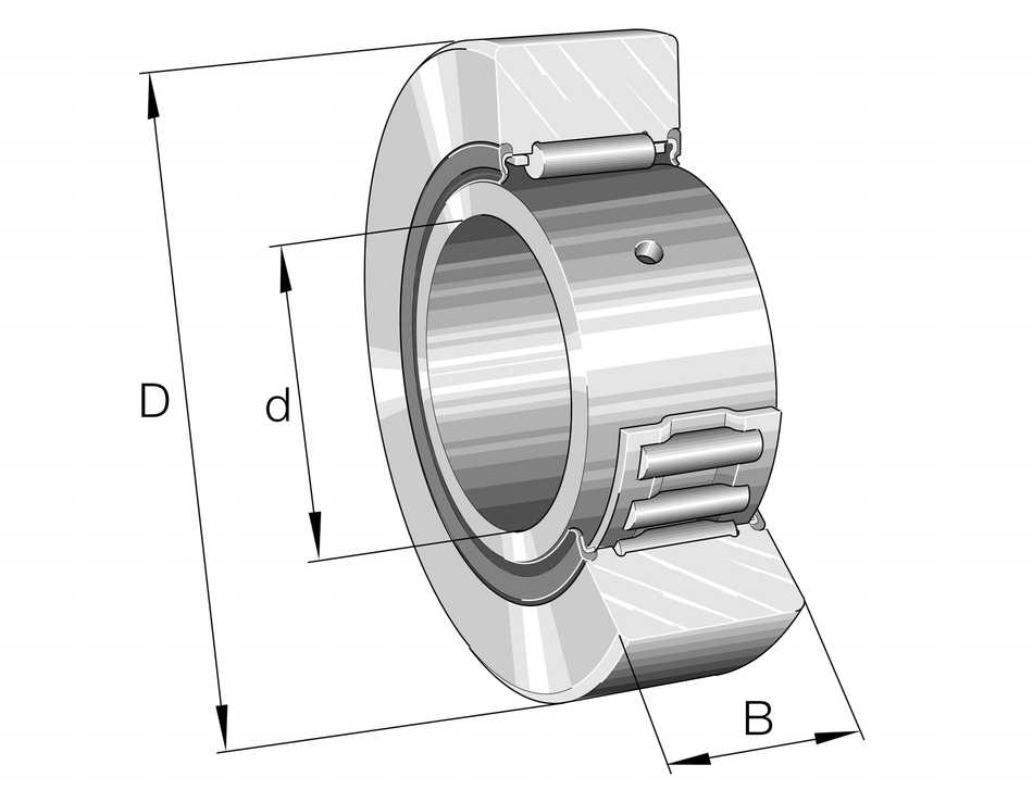 NA2210-2RSR-INA Yoke Type Track Roller