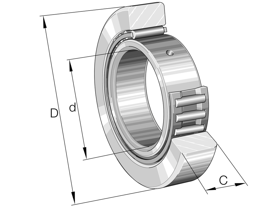 STO35-X-INA Yoke Type Track Roller