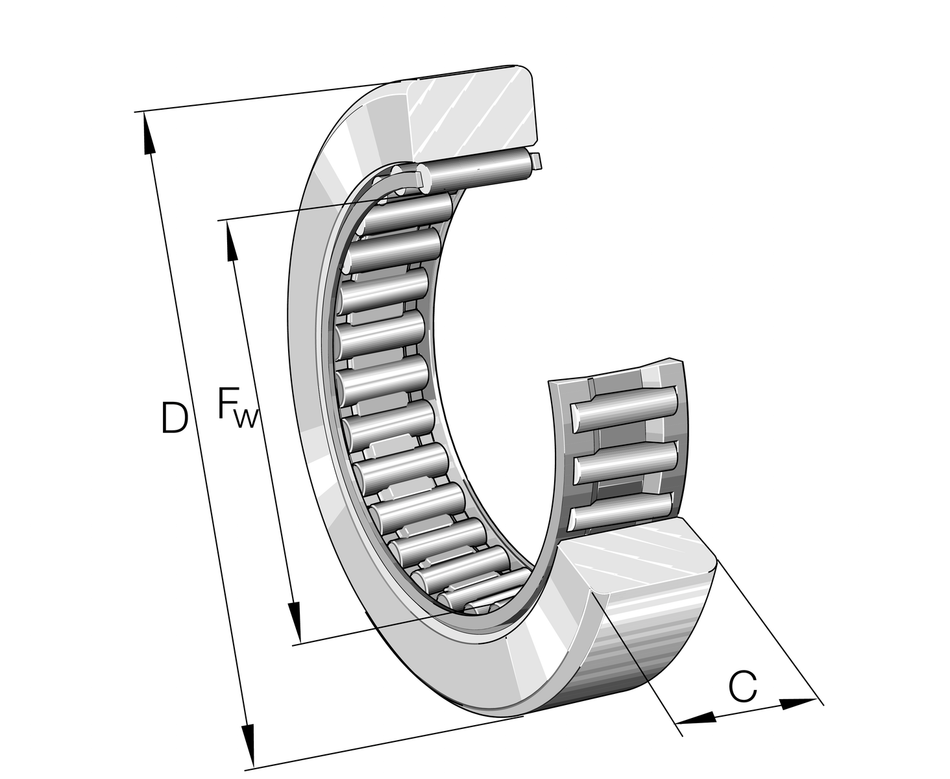 RSTO30-INA Yoke Type Track Roller