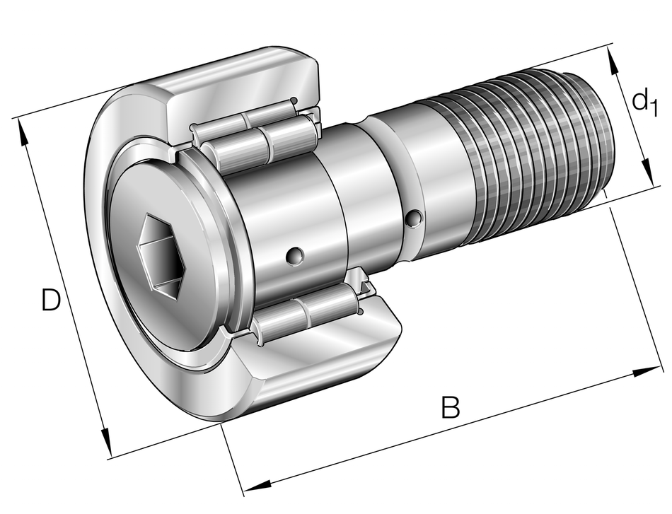 NUKR72-A-NMT-INA Yoke Type Track Roller