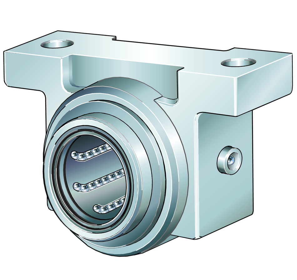 KGB16-PP-AS-INA Linear Ball Bearing And Housing Unit