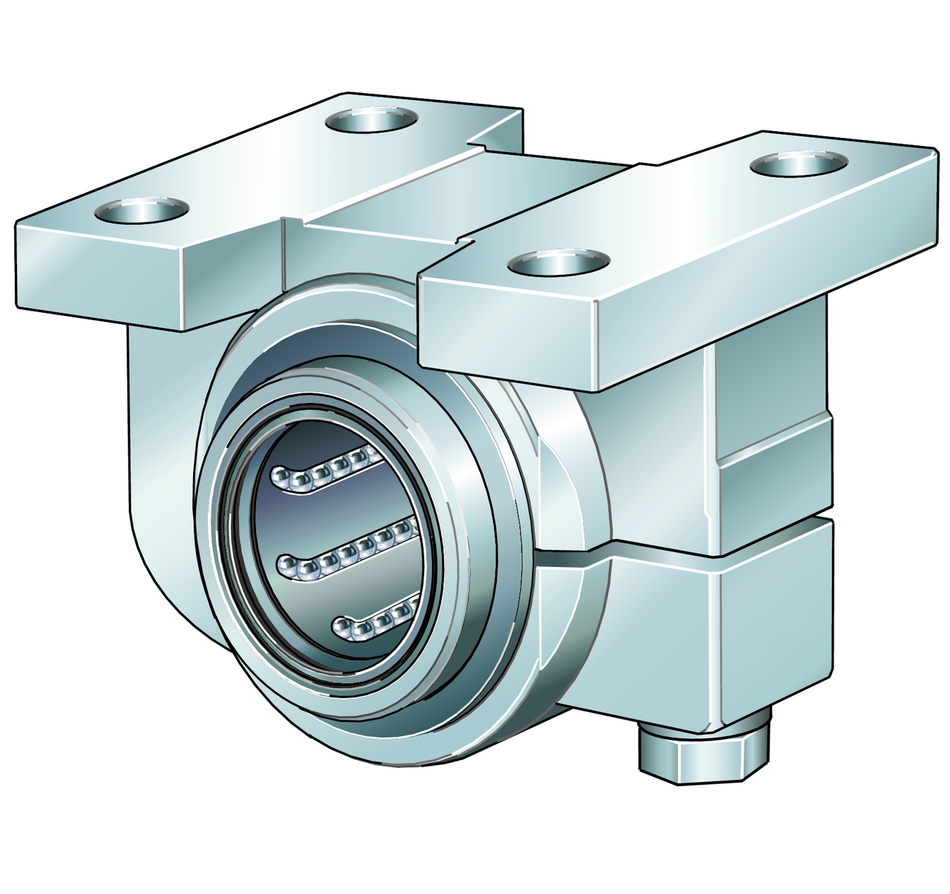 KGBAS50-PP-AS-INA Linear Ball Bearing And Housing Unit