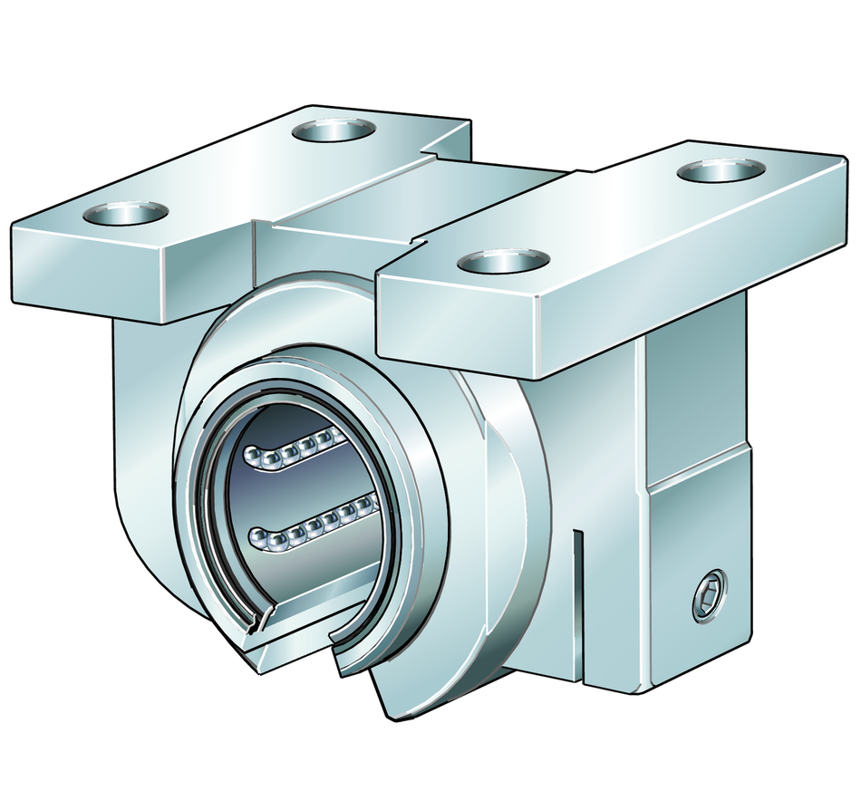 KGBAO50-PP-AS-INA Linear Ball Bearing And Housing Unit