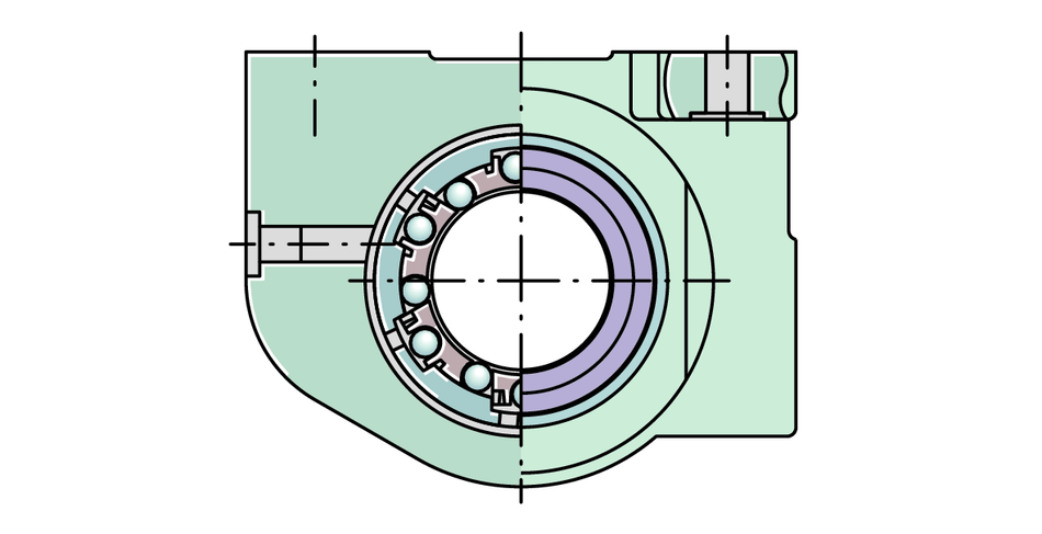 KGBA12-PP-AS-INA Linear Ball Bearing And Housing Unit
