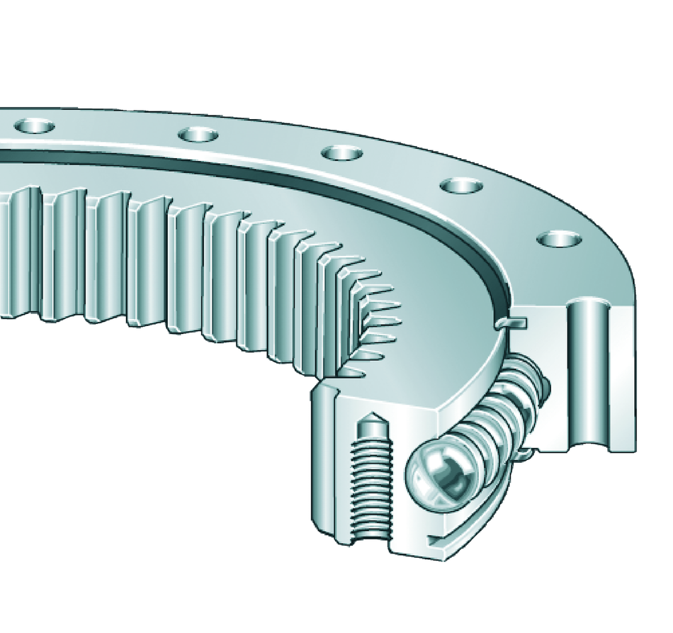 VSI251055-N-ZT-INA Slewing Ring. 4 Point Contact Bearing. Internal Gear Teeth