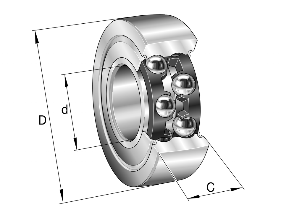 LR50/5-2RSR-HLC-INA Track Roller