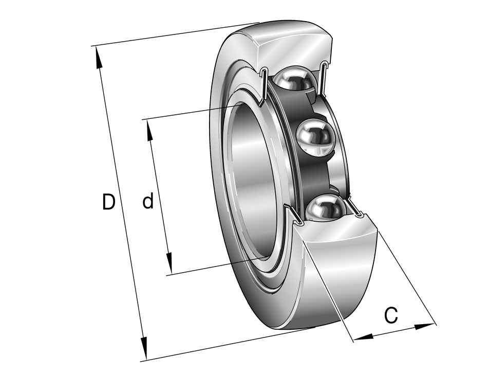 LR6004-2RSR-HLC-INA Track Roller