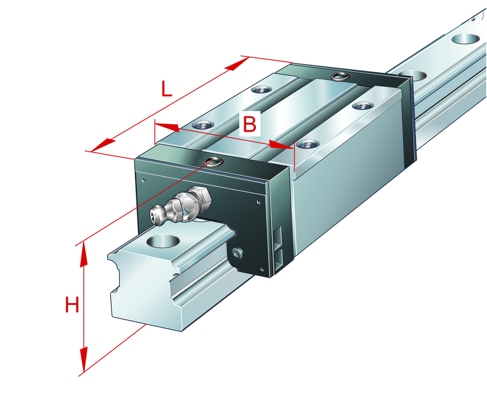 KWSE25-HL-V2-G1-INA Recirculating Ball Bearing Carriage
