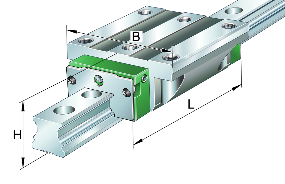 KWVE45-B-V0-G3-INA Recirculating Ball Bearing Carriage
