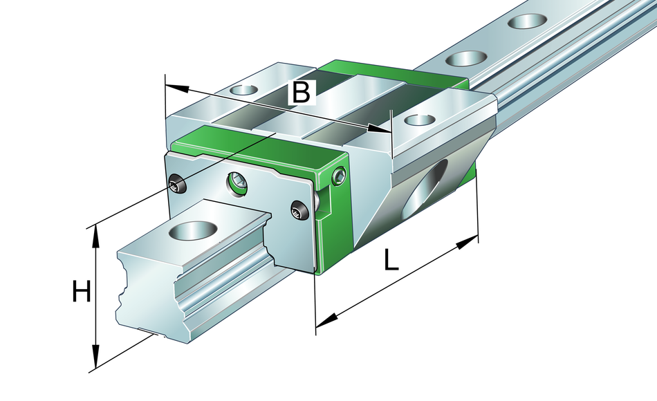 KWVE45-B-EC-V1-G1-INA Recirculating Ball Bearing Carriage