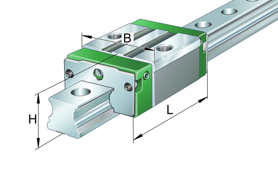 KWVE35-B-ESC-V1-G1-INA Recirculating Ball Bearing Carriage