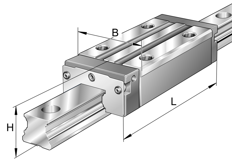 KWVE35-B-SN-V1-G3-INA Recirculating Ball Bearing Carriage