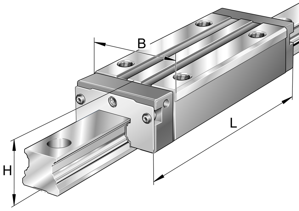 KWVE20-B-SNL-V0-G1-INA Recirculating Ball Bearing Carriage