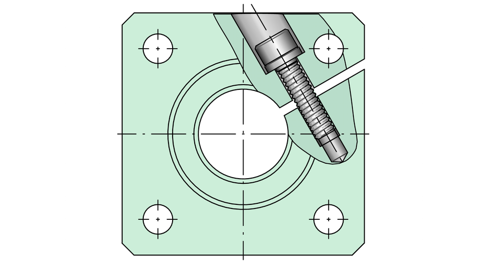 FW25-B-INA Shaft Support Block