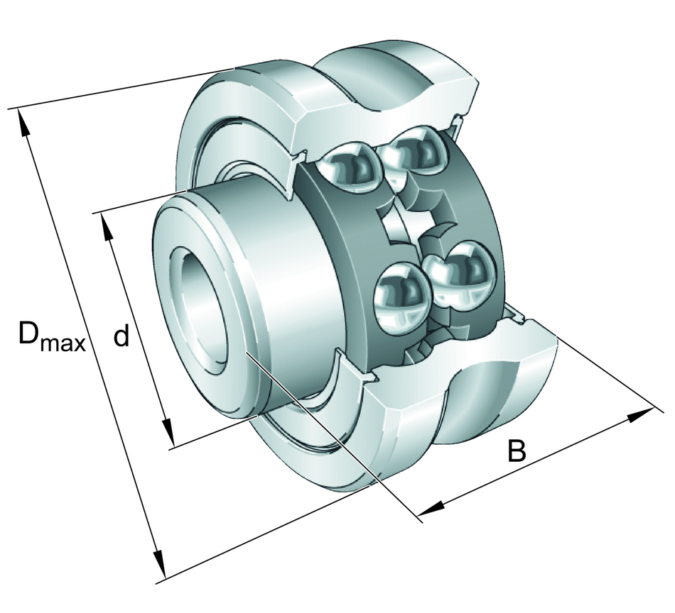 LFRI50/8-6-2Z-INA Track Roller