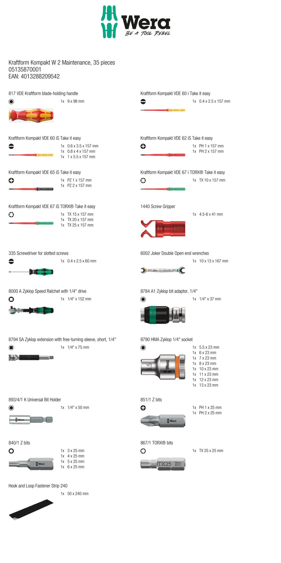 Kraftform Kompakt W 2 Maintenance