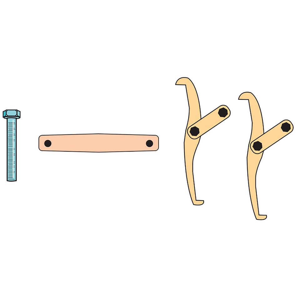 Mechanical Reversible 2 Leg Puller 0-150mm