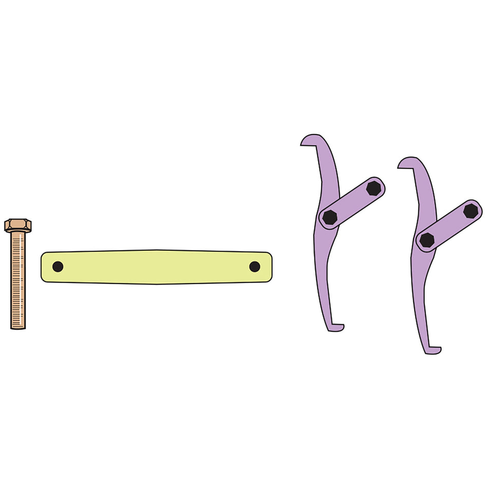 Mechanical Reversible 2 Leg Puller 0-200mm