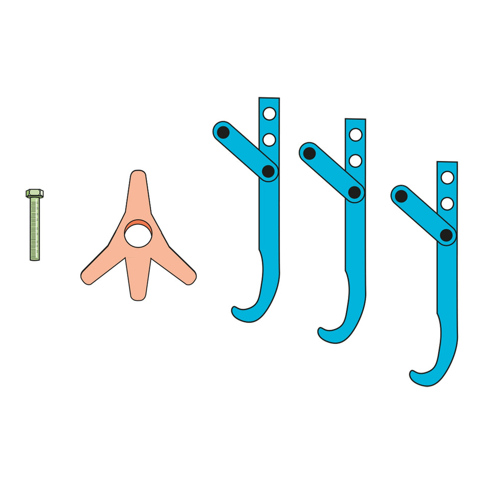 Mechanical Adjustable 2/3 Leg Puller 0-400mm