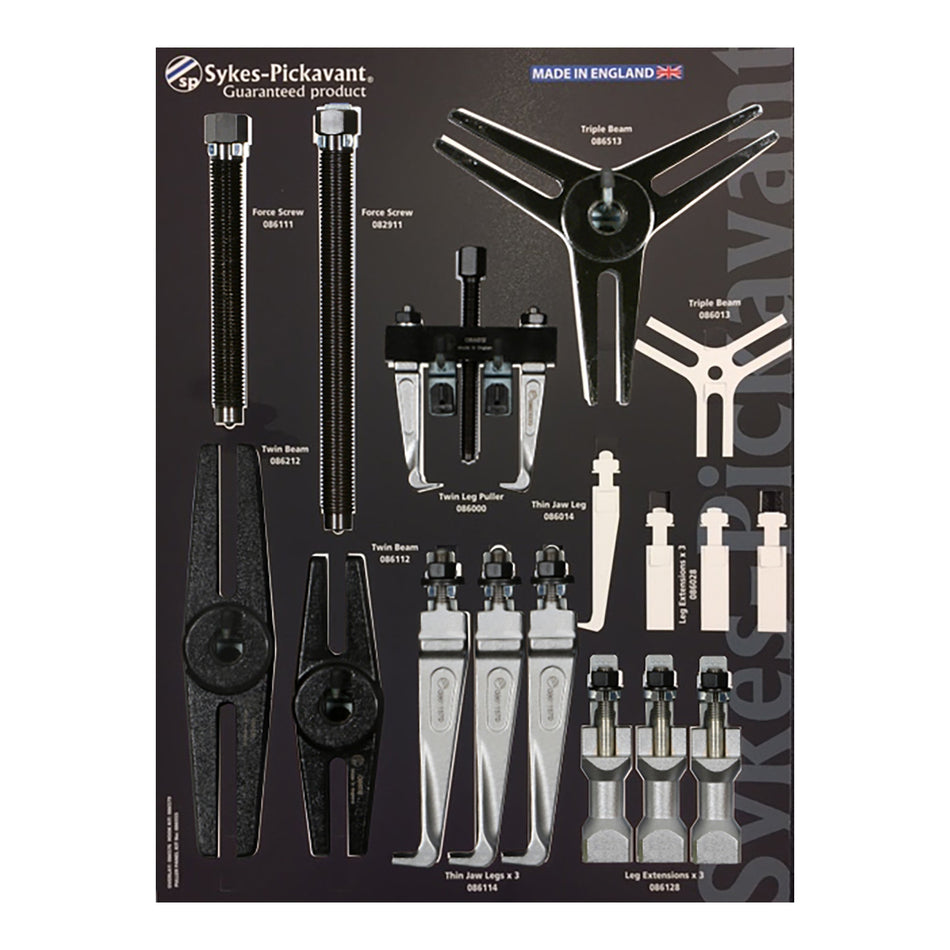 Mechanical Thin Jaw 2/3 Leg Puller Kit 225mm 08654500
