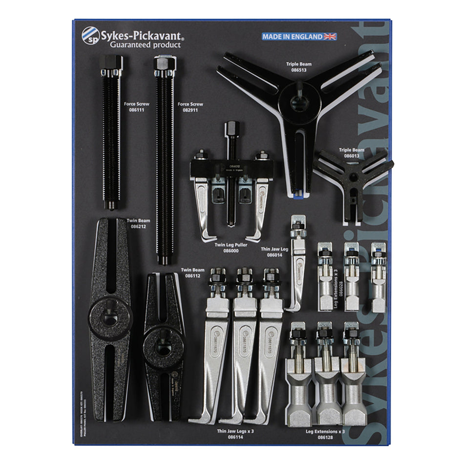 Mechanical Thin Jaw 2/3 Leg Puller Kit 0-225mm