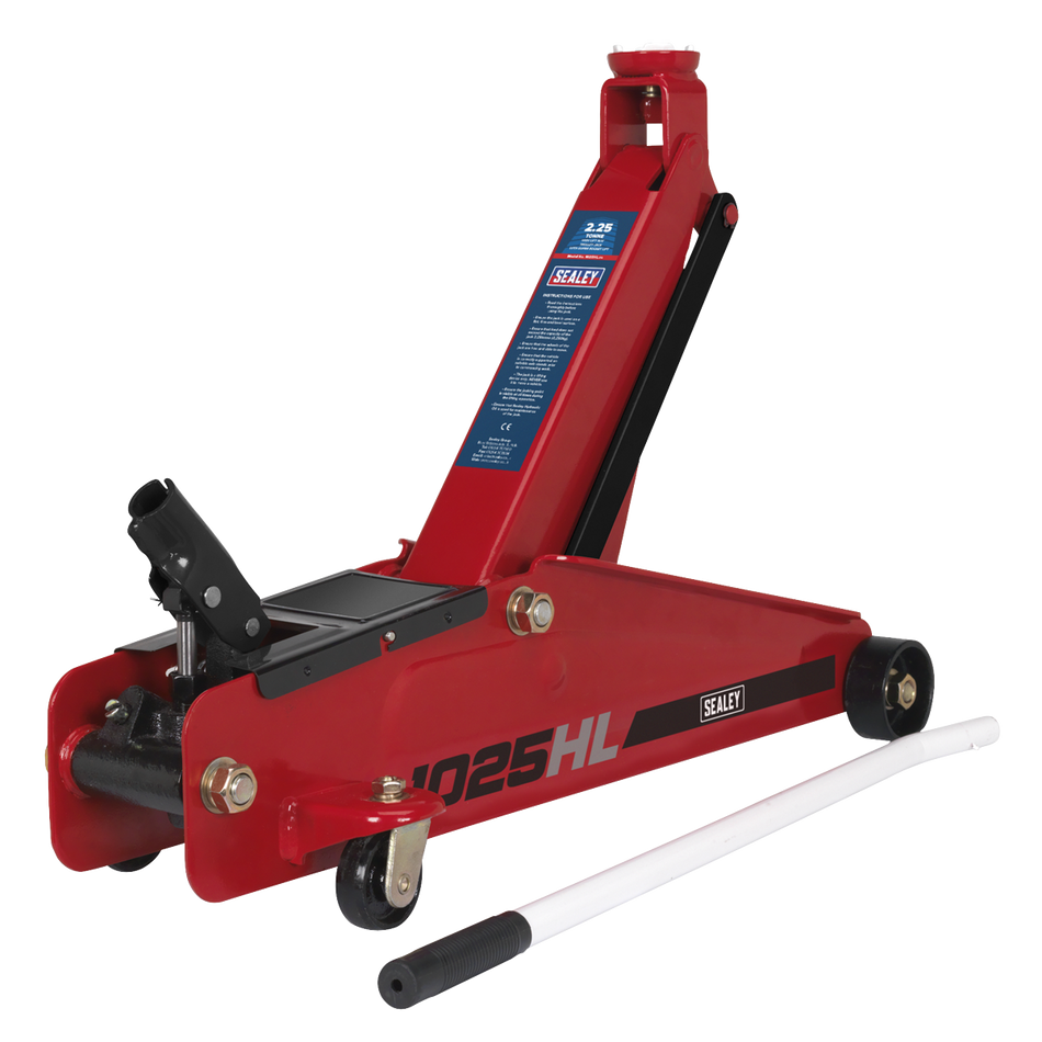 1025HL High Lift SUV Trolley Jack with Super Rocket Lift 2.25 Tonne