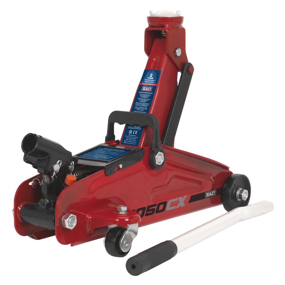 1050CX Short Chassis Trolley Jack 2 Tonne