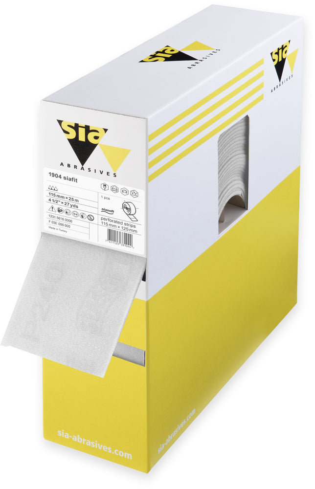 1904 siafit siasoft rolls  115 x 25000 mm  Grit 320