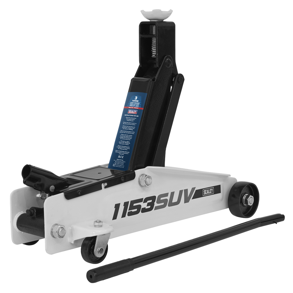 1153SUV Long Reach High Lift SUV Trolley Jack 3 Tonne