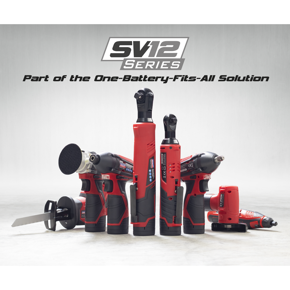 CP1202KIT SV12 Series 3/8"Sq Drive Cordless Ratchet Wrench Kit 12V 2Ah - 2 Batteries
