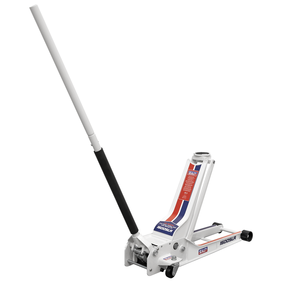 1500SLR Low Profile Long Reach Rocket Lift Trolley Jack 1.5 Tonne