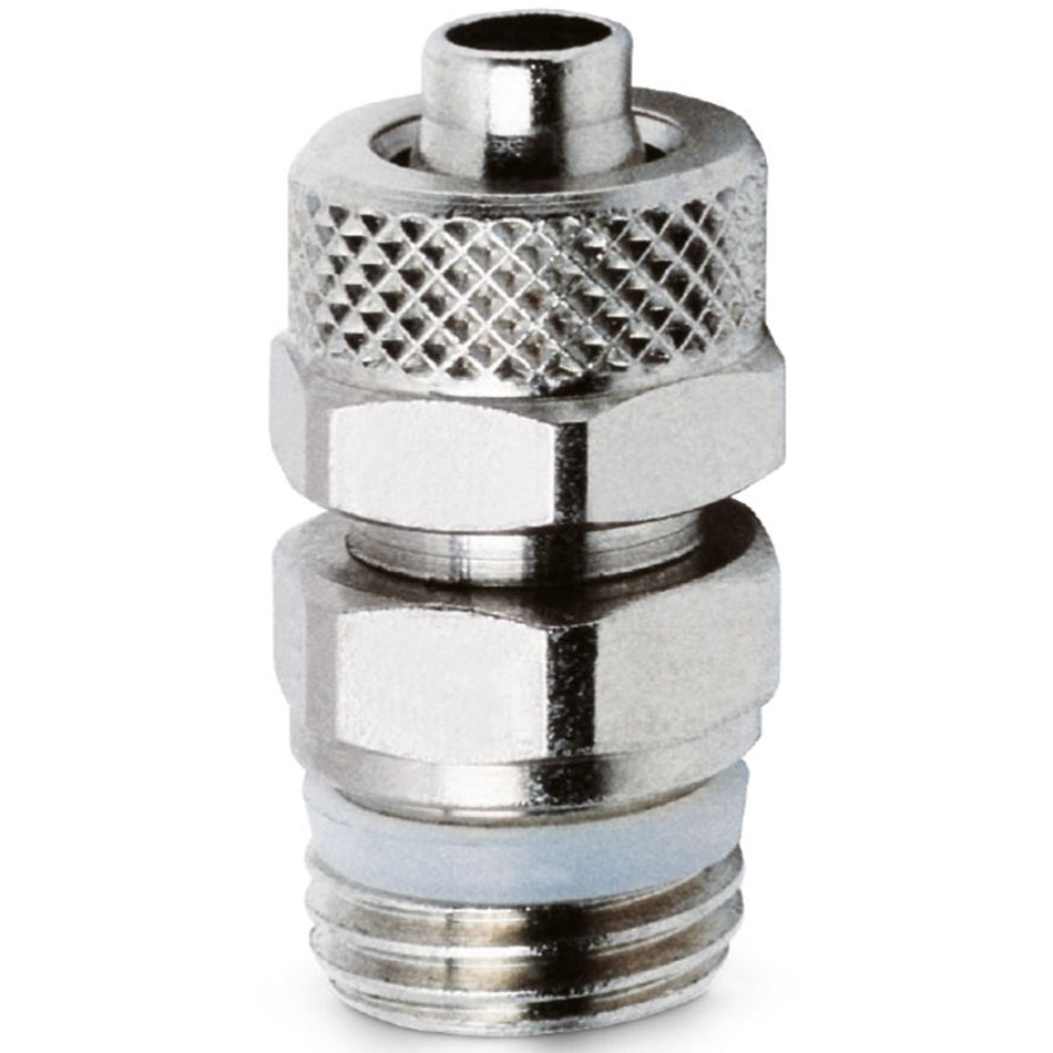 1511 10/8-3/8 Brass rapid push-on fittings for plastic tubes (Pack of 25)