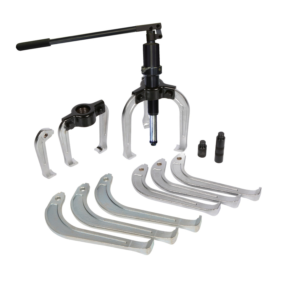 Hydraulic 2/3 Leg Puller Kit 50-250mm- Extra Travel Ram