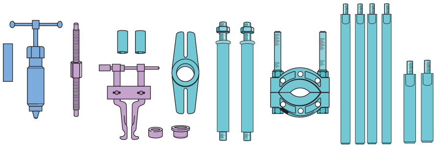 Hydraulic Internal/External Puller & Separator Kit