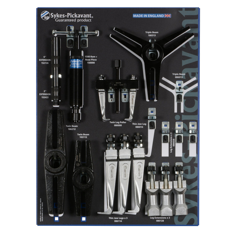 Hydraulic Twin/Triple Leg Puller Kit - Thin Jaw 18654500