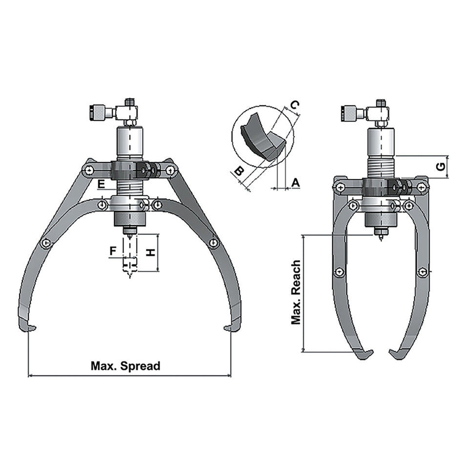 Loadstar Puller 20 Tonne (Less Pump)