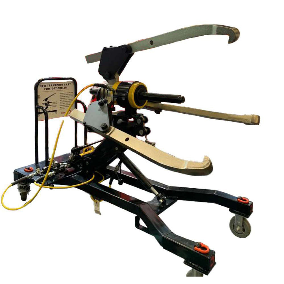 100T Hydraulic Puller on Trolley