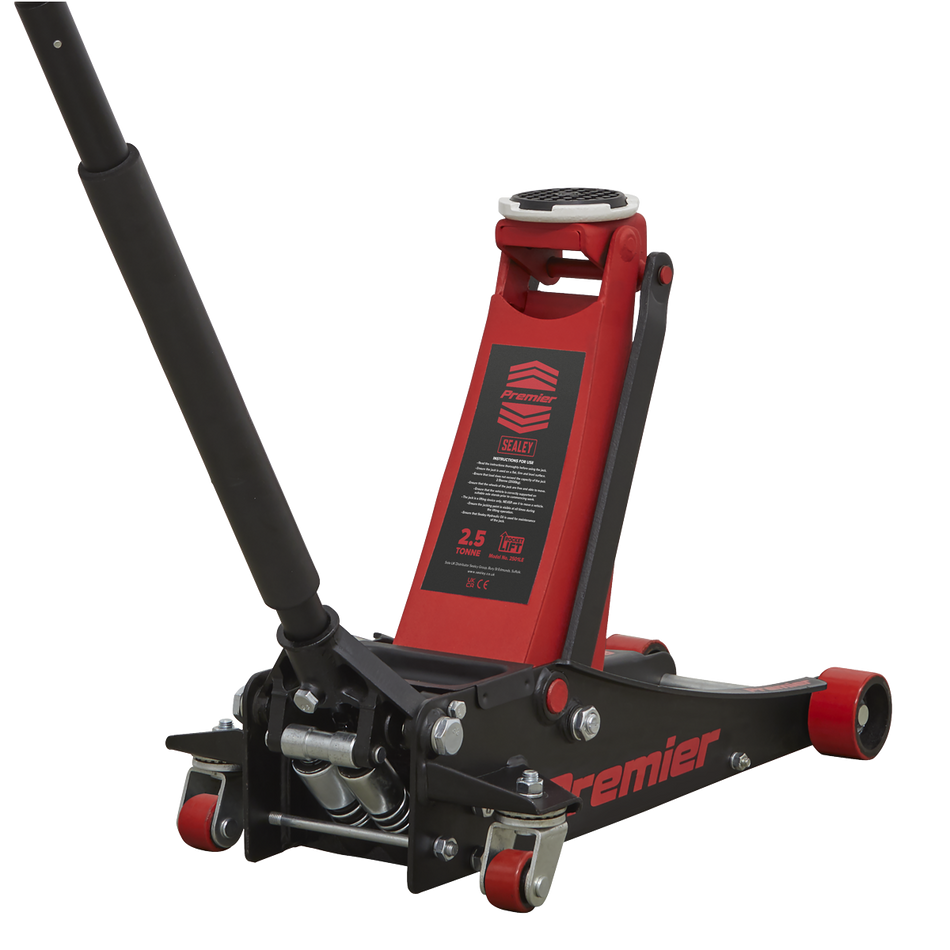 2501LE Premier Low Profile with Rocket Lift Trolley Jack 2.5 Tonne