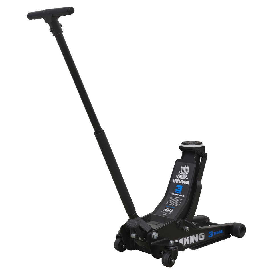 3100TB Viking Low Profile Professional Trolley Jack with Rocket Lift 3 Tonne
