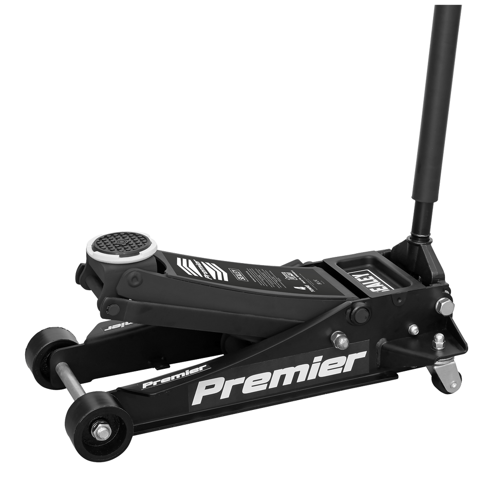 4040AB Premier Low Profile Trolley Jack with Rocket Lift 4 Tonne - Black