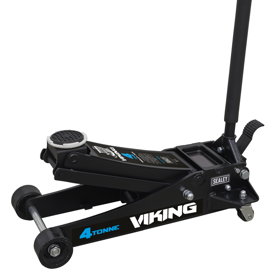 4040TB Viking Low Profile Professional Trolley Jack with Rocket Lift 4 Tonne