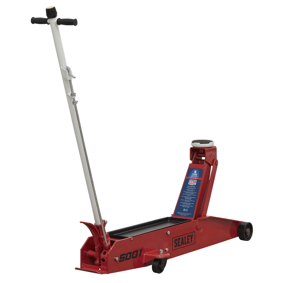 5001 Premier Long Reach Trolley Jack 5 Tonne