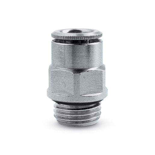 6512 10-1/4 Brass super-rapid fittings for plastic tubes (Pack of 10)