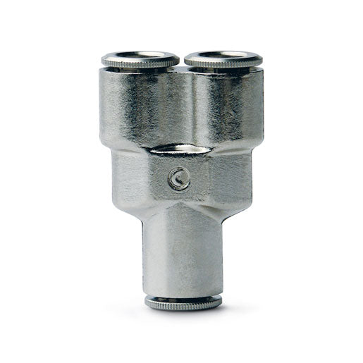 6560 8 Brass super-rapid fittings for plastic tubes (Pack of 10)