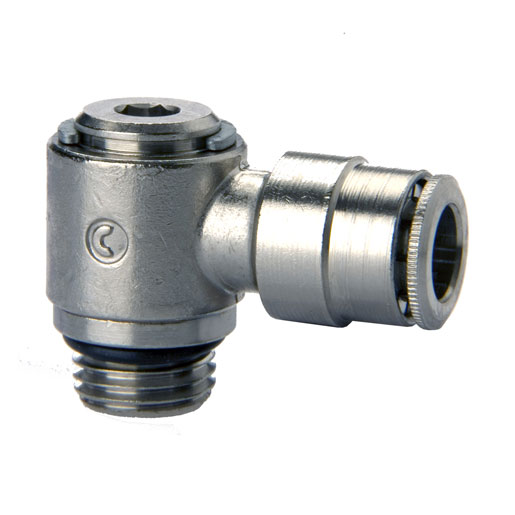 6622 4-1/8 Brass super-rapid fittings for plastic tubes (Pack of 10)